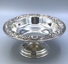 S. Kirk & Son Repousse Sterling Silver Pedastal Candy Dish 6.25" x 3"