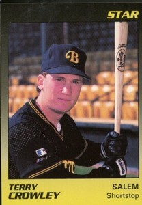 1989 Star Salem Buccaneers TERRY CROWLEY RC PIRATES STATEN ISLAND NY