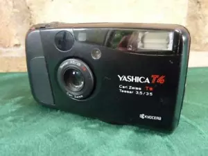 nice Vintage Yashica T4 Point and Shoot 35mm camera 35mm lens - Picture 1 of 1
