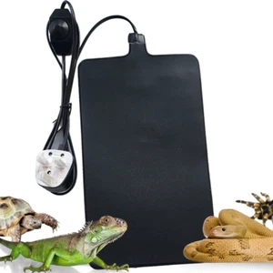 Tappetini riscaldanti in PVC rettile Vivarium riscaldamento con regolazione della temperatura - 4 taglie - Foto 1 di 8