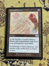 MTG MAGIC PLAYED Crystal Chimes Urzas Saga very slight indent~~~~>READ DES<~~~~~