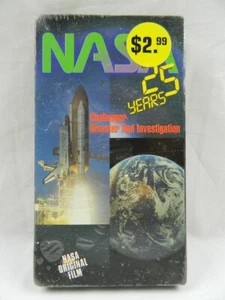 VHS - New Sealed - NASA 25 Years: Challenger Disaster and Investigation - 1997 - Picture 1 of 7
