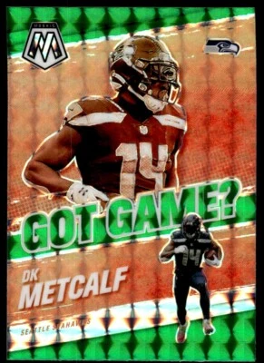 2020 Panini Absolute GREEN DK Metcalf Seattle Seahawks #81 - Image 1 of 2