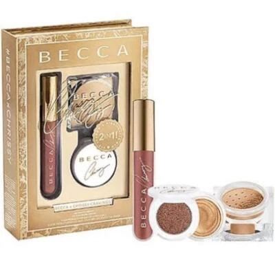 Becca CHRISSY Glow Kitchen Kit, Four Products for Eye, Lips, Cheeks & Face; Glow - Image 1 of 3