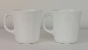 Set of 2 VTG Corning Milk Glass Mugs White - Picture 1 of 5