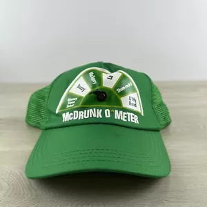 Gorra de béisbol McDrunk “O” Meter verde ajustable talla adulto - Imagen 1 de 12