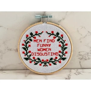 Cross Stitch Piece Featuring Cheeky Quote From Unbreakable Kimmy Schmidt! - Picture 1 of 10