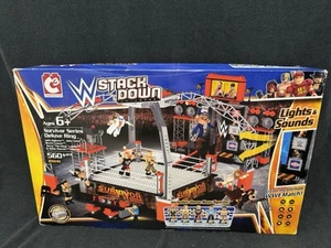 RARO WWE C3 Stackdown Survivor Deluxe Ring Building Set 21041 (MissingJohn Cena) - Imagen 1 de 17