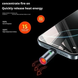 Portable Mini TYPE-C Windproof Energy-saving Vehicle-mounted Cigarette L2H8 - Photo 1 sur 11