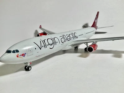 Gemini Jets 1:200 Virgin Atlantic Airbus A340-300 Die-Cast #G2VIR375 Model Plane - Image 1 of 4
