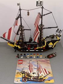Lego 10040 Pirates I Black Seas Barracuda {Reissue} Set Vintage Manual Ship