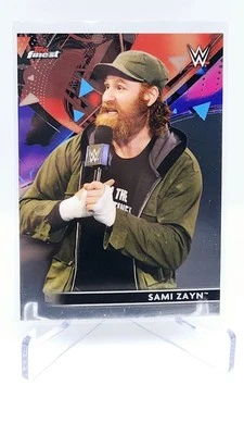 2021 Topps Finest WWE - Sami Zayn #68 Refractor - Image 1 of 2