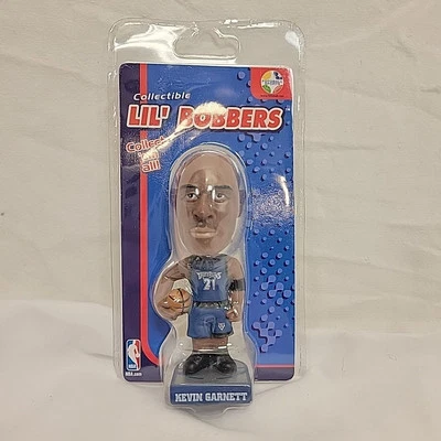 Collectible Lil' Bobber Minnesota Timberwolves Kevin Garnett Mini Bobblehead New - Image 1 of 3