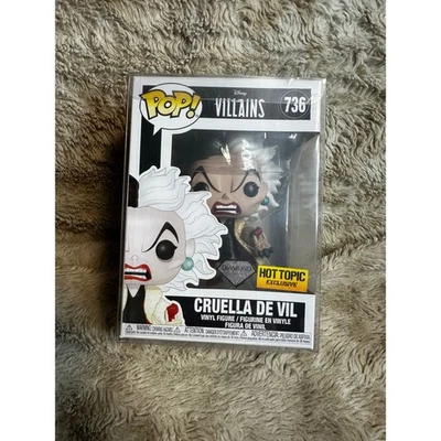 Funko Pop! Disney Villains Hot Topic Exclusivo (Diamante) Cruella De Vil #736 Foto 1 de 4