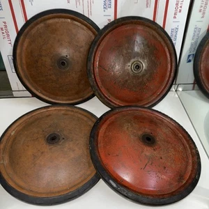 Original Vintage 4er Set offizielle Seifenkiste Derby Räder und Reifen 12 Zoll - Bild 1 von 5