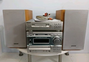 Sony DHC-MD373 Mini Hi-Fi System-MD /CD Player/FM/AM & TC-TX373 Cassette Deck - Picture 1 of 14