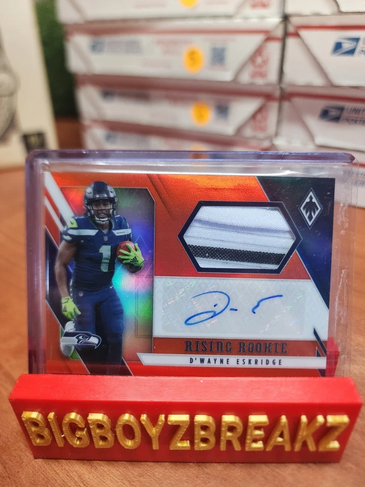 2021 Panini Phoenix - Rising Rookie Material Signature D'Wayne Eskridge #RMS-DWE - Image 1 of 2