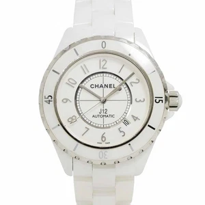 CHANEL J12 42mm H2981 Keramik Datum Automatik weißes Zifferblatt Herrenuhr 90285877 - Bild 1 von 8