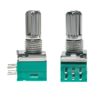 5PCS RK097NS Potentiometer 6Pin B100K B10K B50K Shaft 15Mm Audio Amplifier Seali