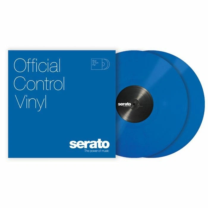 Serato Standard Colours 12" Control Vinyl Records (blue, pair) - Image 1 of 1