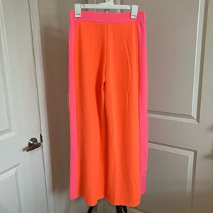 Love By Design Hose orange und rosa weites Bein Größe Small neu mit Etikett - Bild 1 von 5