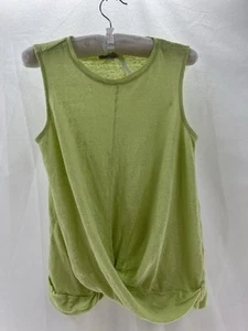 J.Jill Love Linen Top Women’s Sz XS Chartreuse Green Coastal Grandmacore Preppy - Picture 1 of 12