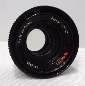 VTG Rollei HFT Planar 50mm f/1.8 Rollei QBM Made In Singapore SR No. 1144929 EUC - Picture 1 of 8