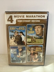 James Stewart Westerns 4 Movie Marathon Collection (DVD, 2012, 2-Disc Set) NEU - Bild 1 von 6