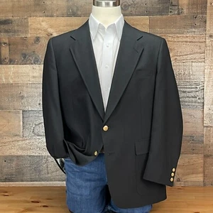 Hart Schaffner Marx Jack Nicklaus Wollblazer Herren 44R Schwarz Sport Mantel Jacke - Bild 1 von 12