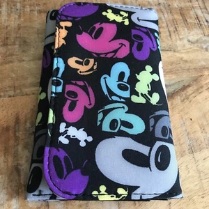 Disney Parks Wallet Mickey Mouse Pop Art Exclusive Clutch Wallet Neon Travel - Picture 1 of 7