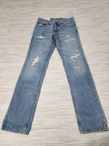 Hollister The Hollister Slim Straight Button Fly Blue Herrenjeans 28 x 30 - M1380 - Bild 1 von 7