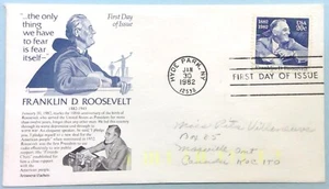 Scott 1950 FDC Franklin Delano Roosevelt President Aristocrat Cachet ADDRESSED - Picture 1 of 3