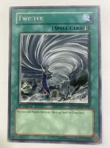 *** TWISTER SILVER LETTERS STON-EN042 YUGIOH! NEAR MINT - Picture 1 of 4