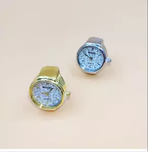 Hot Selling Finger Watch Ring Creative Movement Fashion Vintage Allo women gift - Picture 1 of 8