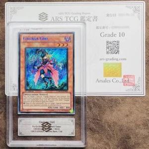 Yu-Gi-Oh Japanese Gagaga Girl Secret Rare 1st ORCS-EN003 with Certificate ARS10 - Picture 1 of 3