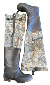 Mens Vintage Ducks Unlimited Insulated Camouflage Hunting Wading Boots Size 11 - Picture 1 of 17