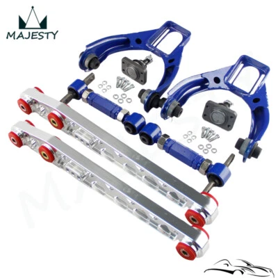 Lower Control Arm LCA+Front Upper+ Rear Camber Kit For 96-00 Honda Civic EK SL - Image 1 of 4