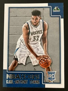 2015-16 Panini NBA Hoops 289 Rookies RC Karl-Anthony Towns - Picture 1 of 2