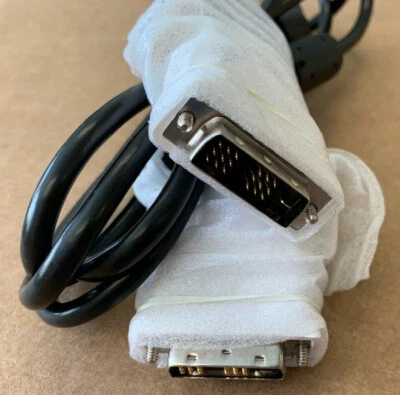 1 DVI-D to DVI-D DELL DVI Monitor M M Male 2 Male DVI Cable PC,LCD TV 6FT CABLE - Image 1 of 4