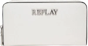 Replay Womens Zip Around Hand Womens Wallet In White - Picture 1 of 6