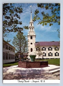 Trinity Church Newport Rhode Island Postcard Unposted - Picture 1 of 2