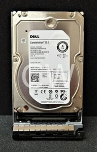 0529FG 529FG Dell 4TB 7.2K 6Gbps 128MB 3.5" SAS SERVER HDD Hard Drive W/Caddy - Picture 1 of 2