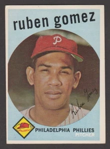 1959 TOPPS  BASEBALL  #  535  RUBEN GOMEZ   INV  J1696 - Afbeelding 1 van 2