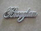 Original Cadillac Brougham Car Badge