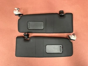 BMW F22 M235I 220I 228I F87 M2 Coupe Sun Visor Interior Black Pair OEM 95K Miles - Picture 1 of 7