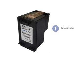 HP 302XL Nera Cartuccia compatibile HP 302 XL Cartuccia Getto d'Inchiostro - Foto 1 di 2