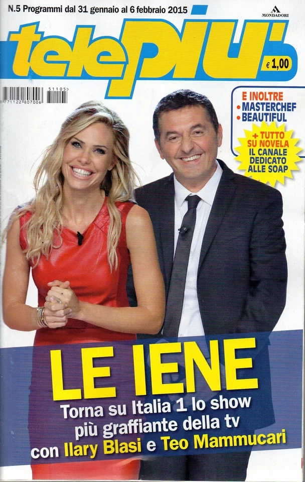 Telepiù.Ilary Blasi & Teo Mammuccari,Antonia Liskova,Luca Turco,Beautiful,iii - Immagine 1 di 1