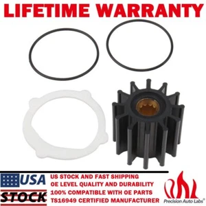 12-Blade Water Pump Impeller For Johnson F6 Series 09-812B-1 18-3306 13554-0001 - Picture 1 of 14