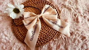 The Glendronach Ribbon Hair Bow/Ivory Peach - Picture 1 of 4