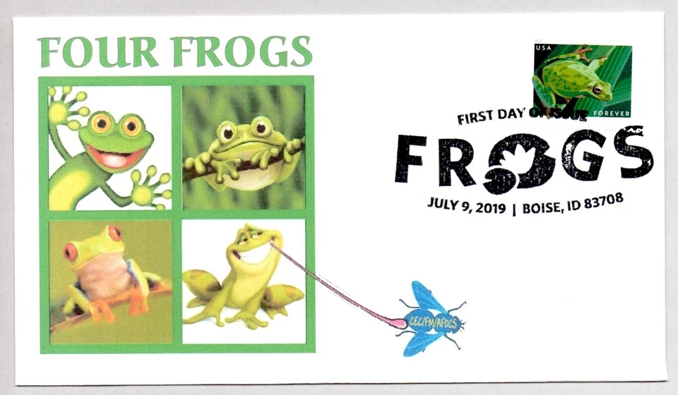 #5395 PACIFIC TREE FROG FIRST DAY OF ISSUE, AFDCS FDC - Image 1 of 1
